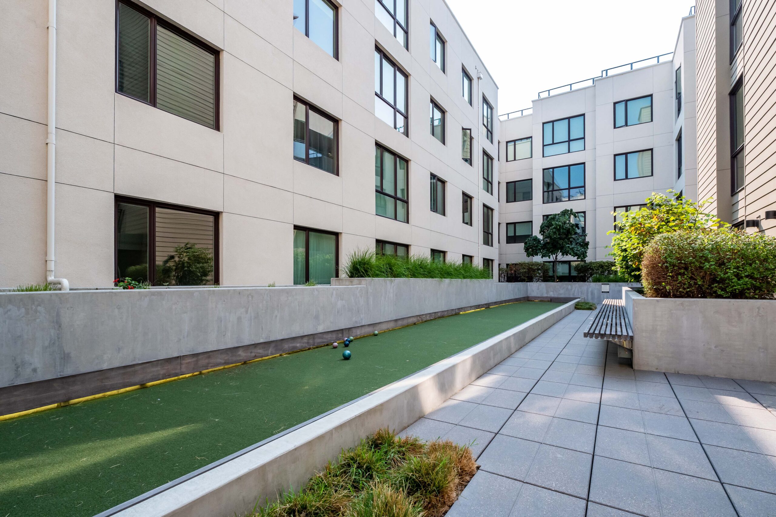 Higby Apartments Bocce Court